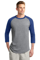 Activewear Sport-Tek Colorblock Raglan Jersey. T200 Sport-Tek