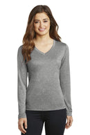 Activewear Sport-Tek Ladies Long Sleeve Heather ContenderV-Neck Tee. LST360LS Sport-Tek