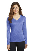Activewear Sport-Tek Ladies Long Sleeve Heather ContenderV-Neck Tee. LST360LS Sport-Tek