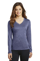 Activewear Sport-Tek Ladies Long Sleeve Heather ContenderV-Neck Tee. LST360LS Sport-Tek