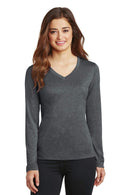 Activewear Sport-Tek Ladies Long Sleeve Heather ContenderV-Neck Tee. LST360LS Sport-Tek
