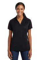 Activewear Sport-Tek Ladies Micropique Sport-Wick Piped Polo. LST653 Sport-Tek