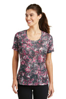 Activewear Sport-Tek Ladies Mineral Freeze Scoop Neck Tee. LST330 Sport-Tek