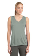 Activewear Sport-Tek Ladies Sleeveless PosiCharge CompetitorV-Neck Tee. LST352 Sport-Tek