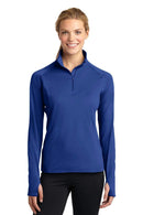 Activewear Sport-Tek Ladies Sport-Wick Stretch 1/2-Zip Pullover. LST850 Sport-Tek