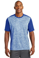 Activewear Sport-Tek PosiCharge Electric Heather Colorblock Tee. ST395 Sport-Tek