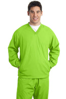Activewear Sport-Tek Tall V-Neck Raglan Wind Shirt. TJST72 Sport-Tek