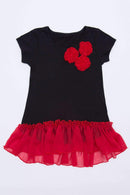 Adorable Hi-Lo Top - Girls-Girls Short Sleeve Fancy Tops-3-Black-JadeMoghul Inc.