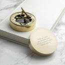 Present Ideas Adventurer's Brass Sundial and Compass