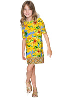 After the Rain Grace Shift Floral Mother and Daughter Dresses-After the Rain-18M/2-Yellow/Blue/Grey-JadeMoghul Inc.