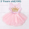 Ai Meng Baby Flower Girls Princess First Birthday Outfits One Two Three Years Old Birthday Baby Toddler Dresses Clothes Striped-5F100-JadeMoghul Inc.