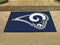 All Star Mat Floor Mats NFL Los Angeles Rams All-Star Mat 33.75"x42.5" FANMATS