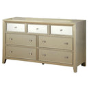 Alluring Wooden Dresser In Contemporary Style, Silver-Dressers-Silver-Wood-JadeMoghul Inc.