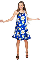 Almond Blossom Melody Blue Chiffon Floral Dress - Women-Almond Blossom-XS-Blue/White-JadeMoghul Inc.