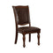 Alpena Traditional Style Side Chair Set Of 2-Armchairs and Accent Chairs-Brown-Solid Wood Wood Veneer & Others-JadeMoghul Inc.