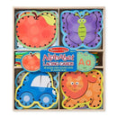 ALPHABET LACING CARDS-Toys & Games-JadeMoghul Inc.