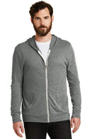 Alternative Eco-Jersey Zip Hoodie. AA1970-Juniors & Young Men-Eco Grey-3XL-JadeMoghul Inc.