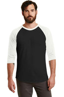 Alternative EcoJersey Baseball T-Shirt. AA2089-Juniors & Young Men-Eco True Black/ Eco Ivory-3XL-JadeMoghul Inc.