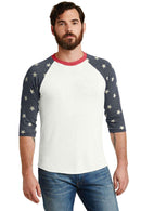 Alternative EcoJersey Baseball T-Shirt. AA2089-Juniors & Young Men-Stars-3XL-JadeMoghul Inc.