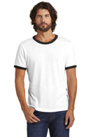 Alternative The Keeper Vintage 50/50 Ringer Tee. AA5103-T-Shirts-White/ Black-S-JadeMoghul Inc.