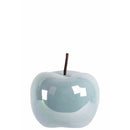 Amazingly Crafted Apple Figurine- Small- Blue- Benzara-Decorative Accessories-Blue & Brown-JadeMoghul Inc.