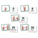 AMERICAN SIGN LANGUAGE CARDS NUMBER-Learning Materials-JadeMoghul Inc.