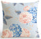 American Style Small Fresh Flower Cushion Pastoral Garden Flowers Bird Garland Leaf Pillow Rose Peony Watercolor For Home Decor-A13-45x45cm Just Cover-JadeMoghul Inc.