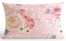 American Style Small Fresh Flower Cushion Pastoral Garden Flowers Bird Garland Leaf Pillow Rose Peony Watercolor For Home Decor-A20-45x45cm Just Cover-JadeMoghul Inc.