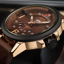 Analog Quartz Watch For Men / Waterproof Casual Sports Watch-black brown-JadeMoghul Inc.