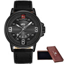 Analog Quartz Watch For Men / Waterproof Casual Sports Watch-black white-JadeMoghul Inc.