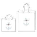 Anchor Personalized Tote Bag Tote Bag with Gussets Watermelon (Pack of 1)-Personalized Gifts By Type-Watermelon-JadeMoghul Inc.