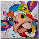 Animal Canvas Paintings Modern Cow Oil Paintings For Living Room Decoration Wall Art Print Posters Decoration Pictures no Framed-8x8-JadeMoghul Inc.