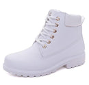 Ankle Length Plush Warm Winter Boots-white-36-JadeMoghul Inc.