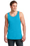 Anvil 100% Combed Ring Spun Cotton Tank Top. 986-T-shirts-Caribbean Blue/ Heather Grey-2XL-JadeMoghul Inc.