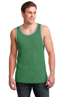 Anvil 100% Combed Ring Spun Cotton Tank Top. 986-T-shirts-Heather Green/ Heather Grey-2XL-JadeMoghul Inc.