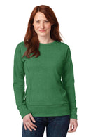 Anvil Ladies French Terry Crewneck Sweatshirt. 72000L-Ladies-Heather Green-2XL-JadeMoghul Inc.