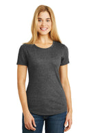 Anvil Ladies Tri-BlendTee. 6750L-Ladies-Heather Dark Grey-2XL-JadeMoghul Inc.