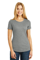 Anvil Ladies Tri-BlendTee. 6750L-Ladies-Heather Grey-2XL-JadeMoghul Inc.