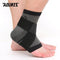 AOLIKES 1PCS 3D Weaving Elastic Nylon Strap Ankle Support Brace Badminton Basketball Football Taekwondo Fitness Heel Protector-Black-M-JadeMoghul Inc.