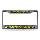Audi License Plate Frame Appalachian State Bling Chrome Frame
