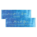 Aqueous Small Rectangular Favour Tag Bright Purple (Pack of 1)-Wedding Favor Stationery-Carribean Blue-JadeMoghul Inc.