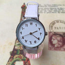 Arabic Numbers Genuine Leather Women Quartz Watch-White Women-JadeMoghul Inc.