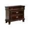 Arden Transitional Night Stand, Brown Cherry-Nightstands and Bedside Tables-Brown Cherry-Wood-JadeMoghul Inc.