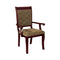 Armchairs and Accent Chairs St. Nicholas I Traditional Arm Chair,Antique Cherry, Set Of 2 Benzara