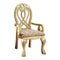 Wyndmere Traditional Arm Chair, Cream Finish, Set Of 2