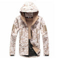 Army Camouflage Men Jacket - Military Tactical Jacket - Winter Waterproof Soft Shell Windbreaker-Desert-S-China-JadeMoghul Inc.