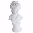 Artfully decorous Female Sculpture-Sculptures-White-resin fibre glue-JadeMoghul Inc.