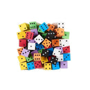 ASST 1IN FOAM SPOT DICE BAG OF 50-Toys & Games-JadeMoghul Inc.