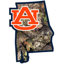 Auburn Tigers State Decal w/Mossy Oak Camo-Automotive Accessories-JadeMoghul Inc.