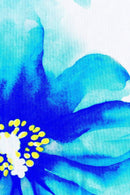 Aurora Vizcaya Fit & Flare Midi Blue Floral Dress - Women-Aurora-XS-White/Blue-JadeMoghul Inc.